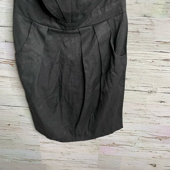 Lipsy  London black strapless mini dress size 6 - Picture 2 of 9